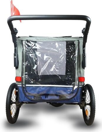 Фросал Причіп для велосипеда для собак Лассе - універсальний причіп-біговий візок для собак, трейлер для собак