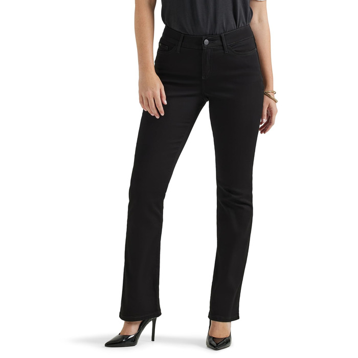 Жіночі джинси Lee Flex Motion Regular Fit Bootcut (46, Чорні) - комфорт та стиль