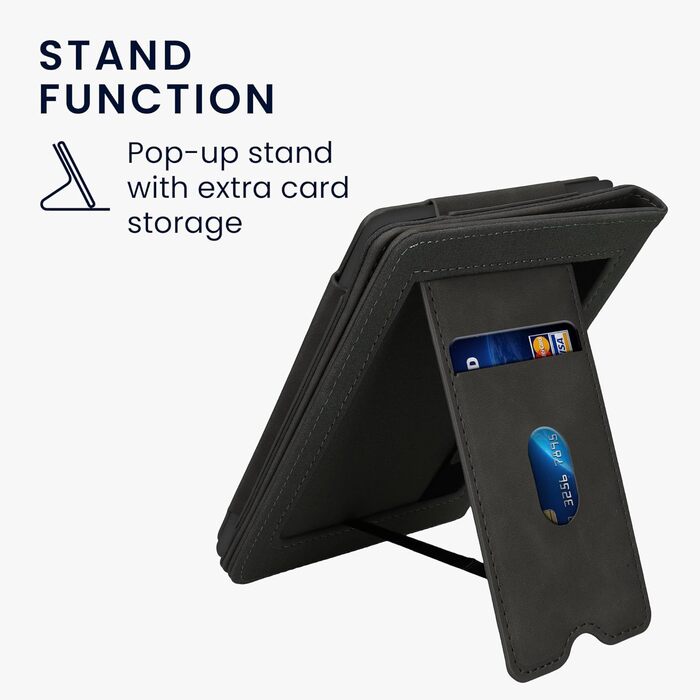 Чохол-книжка kwmobile для Kobo Clara BW/Clara Colour/Tolino Shine (5) / Shine Color з петлею для руки, дизайн 