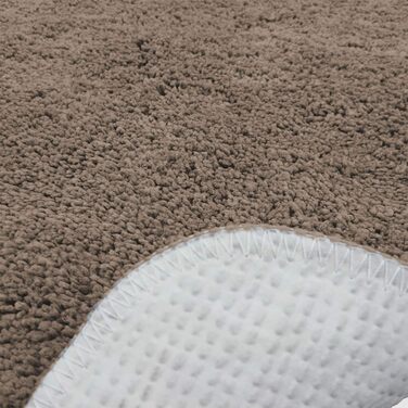 Brandsseller Bath Mat Set - 2 Piece Set: 20x32 inch & 18x20 inch - Green & Taupe