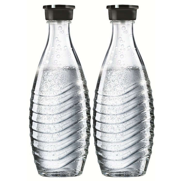 Сифон для газування води SodaStream Crystal 3.0, сріблястий, з балоном CO2