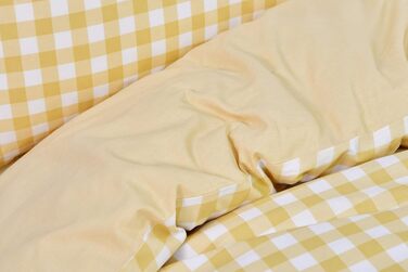 Комплект постільної білизни Sleepdown (білий/блакитний), для односпального ліжка