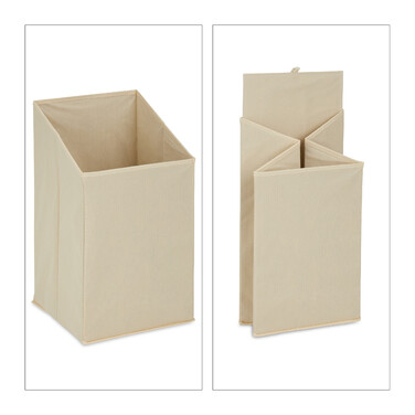 Relaxdays Laundry Basket with Shelf