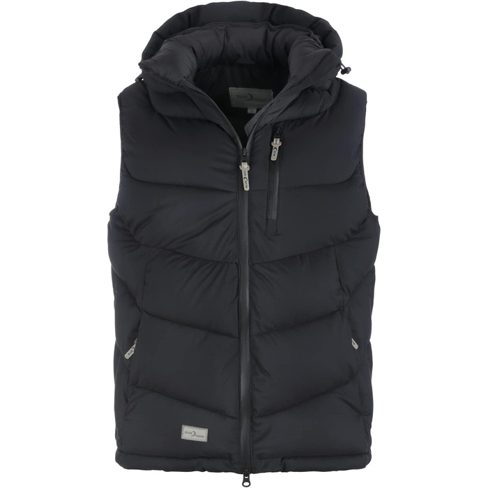 Чоловіча степна жилетка Blue Wave Jasper з відстібаною капюшоном, чорна, 6XL