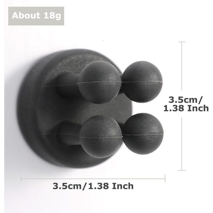 XoYoZo 4-Piece Silicone Toothbrush Holder Multifunctional Hook Waterproof Self-Adhesive Single Toothbrush Hook Toothpaste Holder for Hanging on the Wall Bathroom Kitchen Living Room Office (black)