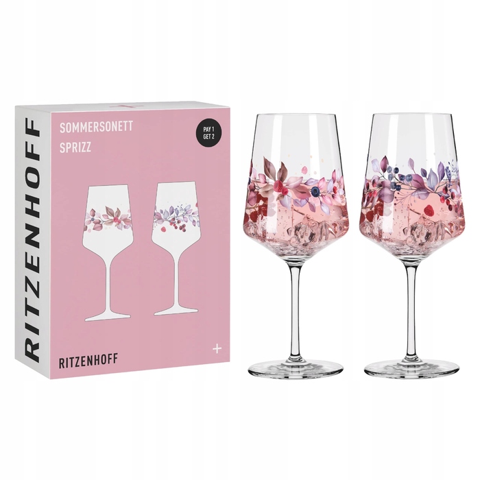 Келихи для вина Ritzenhoff SommerSonett, прозорі, 544 мл, 2 шт.