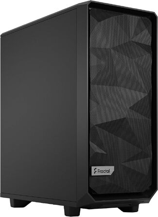 Корпус для ПК Fractal Design Meshify 2 Compact Black ATX, Mid Tower, високий повітряний потік, глуха бічна панель