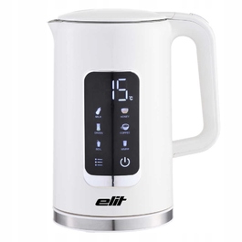 Електричний чайник Elit CoolTouch 1.7WH, 2200 Вт, 1.7 л, білий