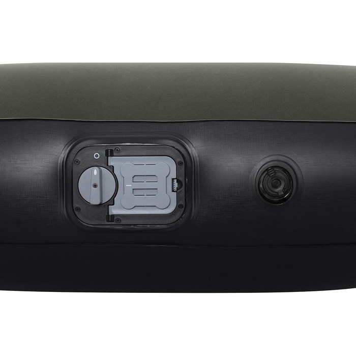 Надувне ліжко Bestway TriTech з вбудованим акумулятором та насосом Double XL, 203 x 152 x 30 см, сірий колір