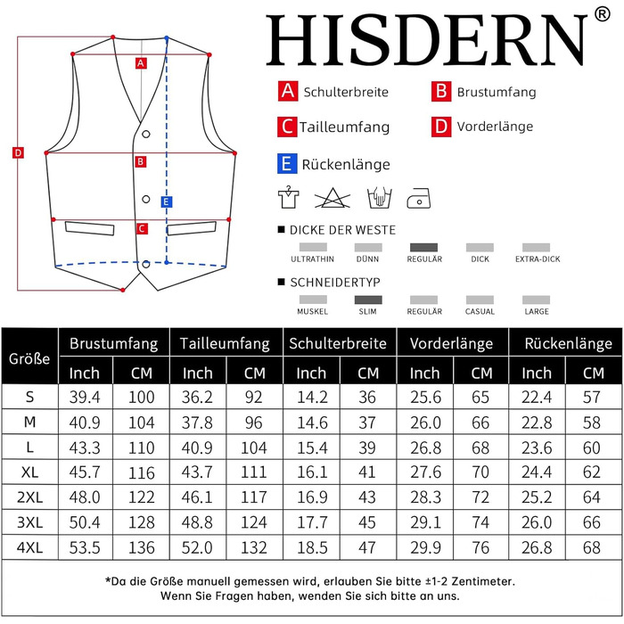 Костюмний жилет чоловічий HISDERN: елегантний, slim fit, для весілля та офіційних заходів, 3 ґудзики, кишені, S-4XL, бежевий XL