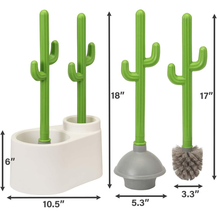 Cactus WC-Sauggarnitur
