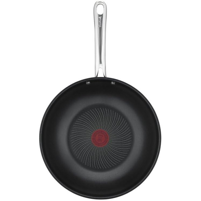 Сковорода Tefal Infinite індукційна 28 см, нержавіюча сталь, антипригарне покриття, термоіндикатор