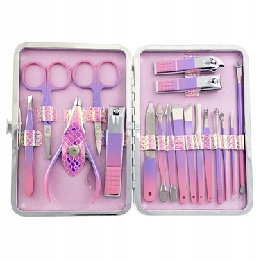 Набір для манікюру та педикюру a.t.a Professional, 19 предметів