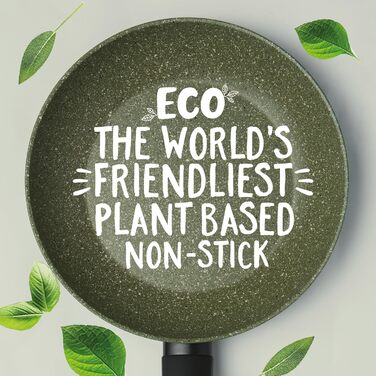 Сковорода Prestige Eco з антипригарним покриттям на рослинній основі, 28 см, для індукційних плит, PFOA-free, екологічна