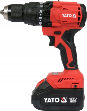 Ударний дриль-шурупокрут Yato 18 В, 120 Нм, 2 x 4 Аг