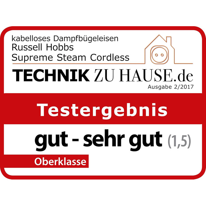 Праска Russell Hobbs Supreme Steam Cordless – бездротова, керамічна підошва, 2400 Вт, 135 г/хв, 300 мл