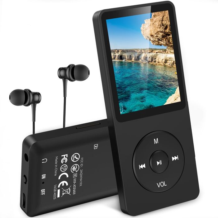 MP3 плеєр AGPTEK 16GB з екраном 1.8