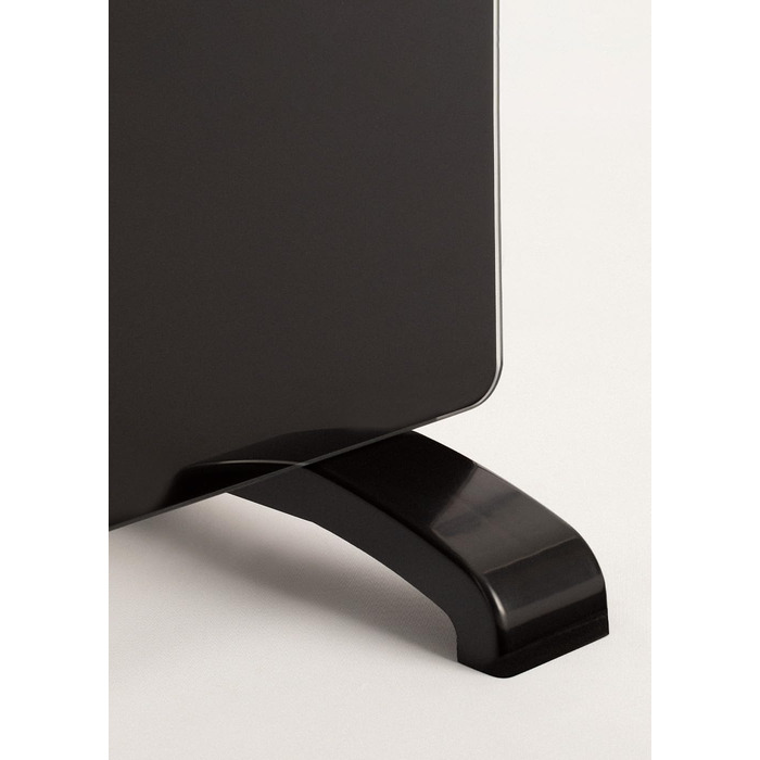Електричний конвектор CREATE/WARM Crystal 2000W з WiFi, LED-сенсорний екран, 2 режими (1500W, Чорний)