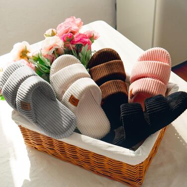 Жіночі домашні капці LongBay з ефектом пам'яті (Memory Foam), відкритий носок, зручні тапочки-сліпери з двома ремінцями, колір кава, розмір 38/39 EU