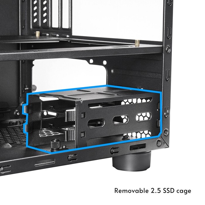 Корпус Chieftec CI-03B-OP Cube Case, чорний