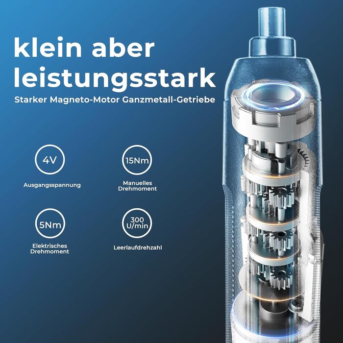 Міні акумуляторний шуруповерт DongCheng, 4V, 2000 mAh, Li-Ion, 3 положення моменту, LED, набір з 8 біт S2