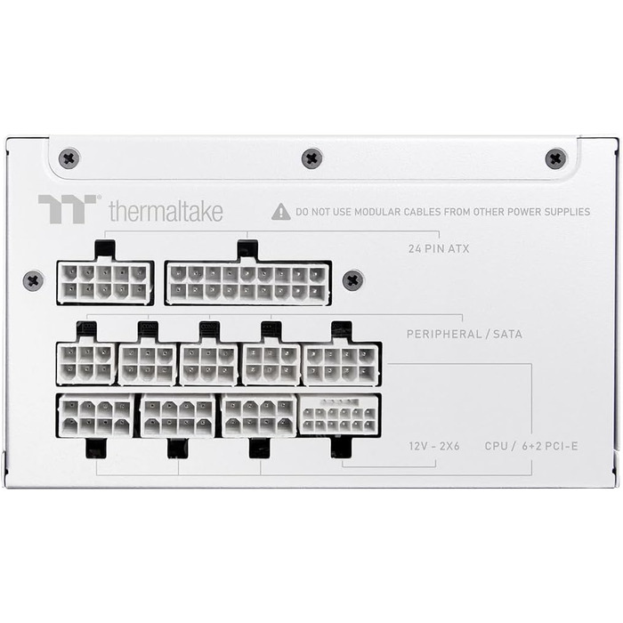 Блок живлення Thermaltake Toughpower GT 850W ATX 3.1 PCIe 5.1 80+ Gold Modular Snow (білий)