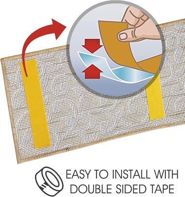 Сходинкові сходи Sussexhome Leaves Collection Beige - набір 13 шт.