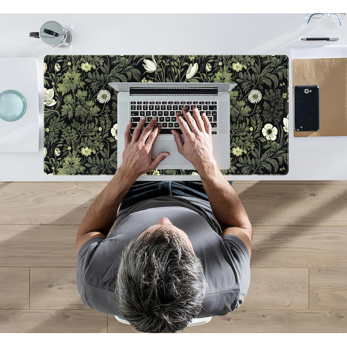 Килимок на стіл Moon Mushroom Gaming з принтом темних карт Таро, XXL 80x40 см, килимок під мишу та клавіатуру