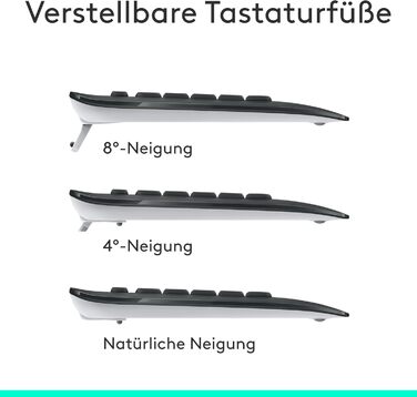 Logitech MK540 Advanced Kombi: Бездротова клавіатура та миша для Windows (QWERTZ, чорний)