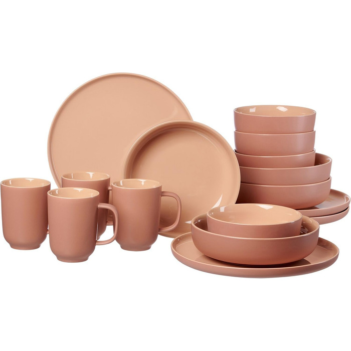 Набір посуду Ritzenhoff & Breker Jasper | 16 частин (Рожевий)