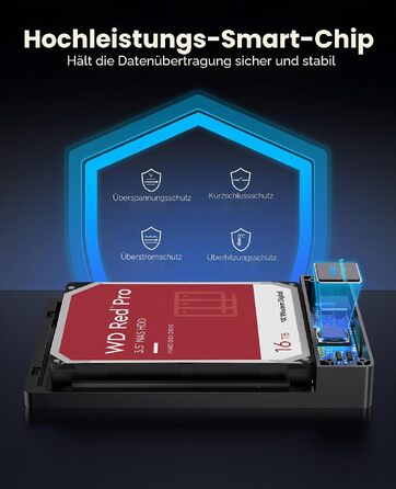 Зовнішній корпус для HDD/SSD ORICO 3.5/2.5