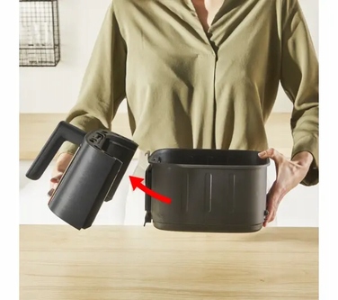 Аерофритюрниця Tefal Easy Fry Silence Vision XL EY5568, 1670 Вт, 5 л