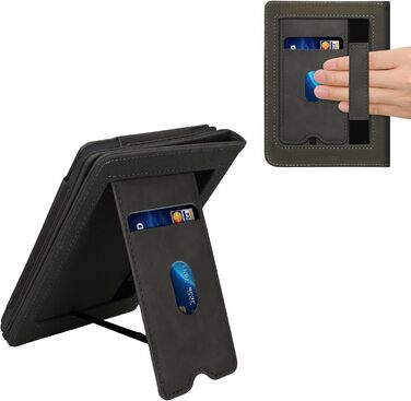 Чохол-книжка kwmobile для Kobo Clara BW/Clara Colour/Tolino Shine (5) / Shine Color з петлею для руки, дизайн 