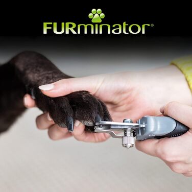 Furminator ножиці для обрізання кігтів собак та котів - професійний догляд за кігтями, регульована направляюча