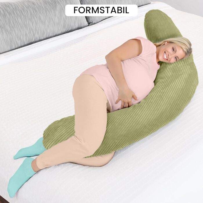 Подушка для годування Amilian Stillkissen XXL 170 см - для вагітності та годування - знімний чохол