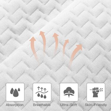 BedStory Pillows, Sleeping Pillows, 2 Pack, Hypoallergenic, Anti-Dust Mites Pillows, Down Alternative Quality, Bed Pillows for Back, Stomach, and Side Sleepers, Standard Size, Washable, 42 x 70 cm