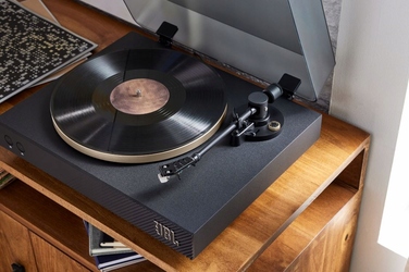 Вініловий програвач з Bluetooth JBL Spinner BT — чорно-золотий