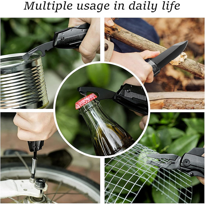 Мультитул BIBURY 5-в-1: мультиінструмент з плоскогубцями, викрутками для кемпінгу та відпочинку на природі