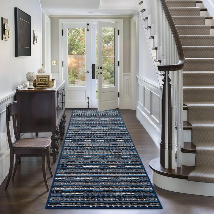 Придверний килимок 50x80 см для дому та вулиці, вологостійкий та антиковзаючий килим-грязезахист для входу, тераси та саду, що миється