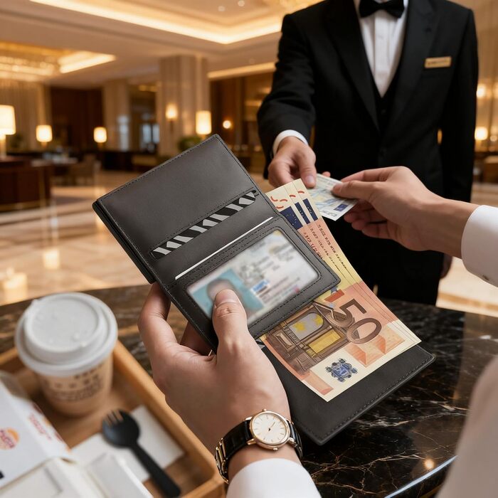 TENBST Smart Wallet 3.0: Шкіряний гаманець для чоловіків з магнітною застібкою | RFID-захист | Slim-модель | Гаманець-картхолдер