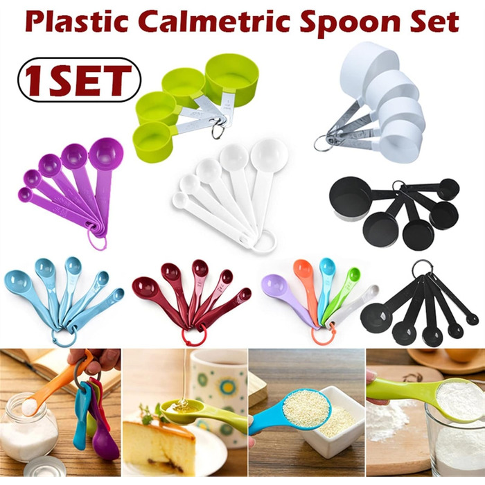 10-Piece Measuring Spoon Set for Kitchen Tools, Teaspoons, Coffee/Sugar Scoop, Measuring Cup for Baking Cakes, Kitchen/Cooking/Baking Utensils (Color: Kitchen Spoon 1) (Kitchen Spoon 3)