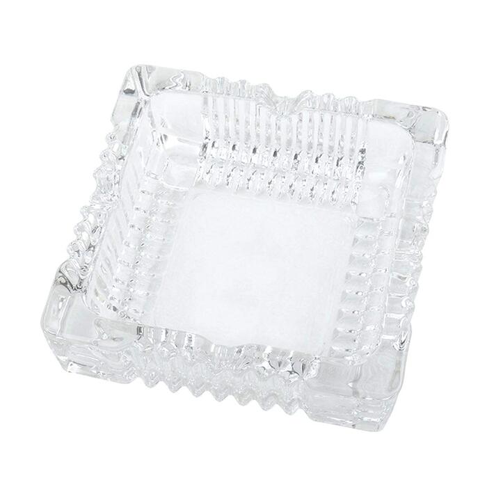 Вінтажна попільничка з металу з кришкою, вітрозахисна, зі скляною кулею. Портативна для дому, вулиці, готелю, офісу. Декоративний предмет, подарунок (прозора)