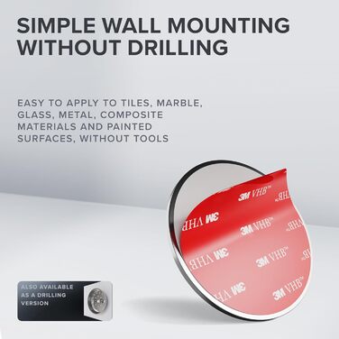 Настінна мильниця з нержавіючої сталі з підставкою та знімним скляним піддоном | для ванної кімнати та кухні