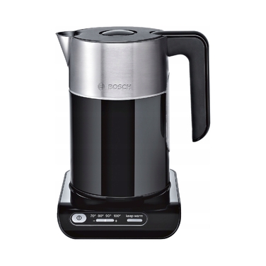 Електричний чайник Bosch TWK8613P, 2400 Вт, 1,5 л, чорний