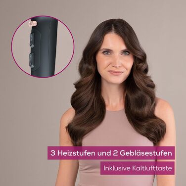 Фен Beurer HC 50 Ionen 2200 Вт з іонізацією, насадка для укладки та дифузор для об'єму