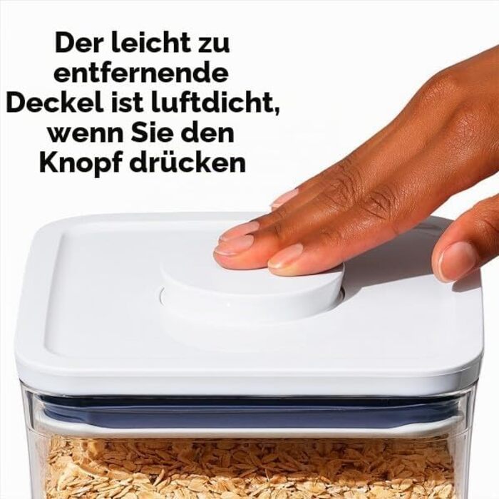 OXO Good Grips Pop Контейнери для зберігання, набір 5 шт, білі, пластик