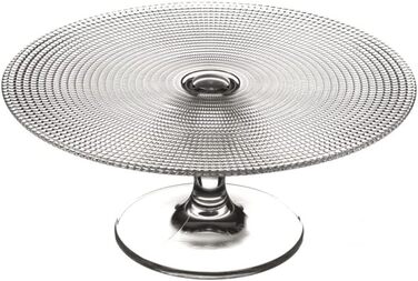 Топкапі Гурме: Патісерська таця з підставкою з скла 'Ліра', Ø 28 см, H 11 см, 1 шт.