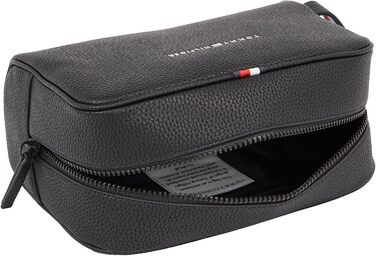 Tommy Hilfiger Men's Essential PU Washbag, Faux Leather