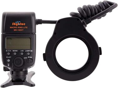 Meike MK-14EXT LED E-TTL кільцева спалах для Canon - 8 адаптерних кілець