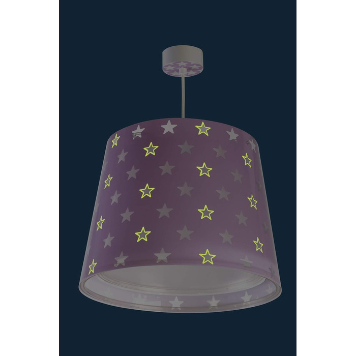 Ceiling Lamp for Kids' Room, Pendant Light, Hanging Lamp, Ceiling Light for Kids, Star Lamp for Kids' Room, Malva, 81212L, E27
